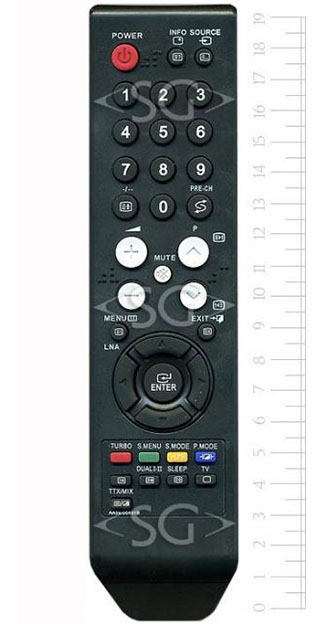 Пульт дистанционного управления для SAMSUNG AA59-00401B (= AA59-00401С)