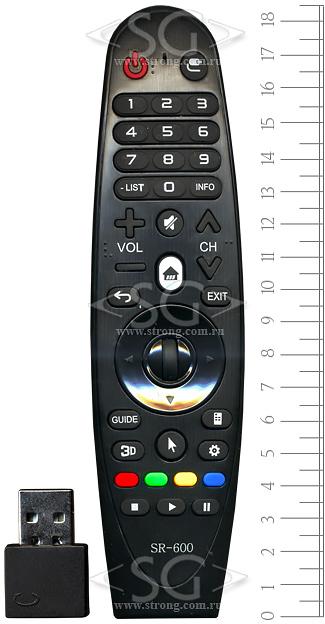 Пульт дистанционного управления для LG universal SR-600 (корпус типа AN-MR600 (AKB74495301))(блистер)