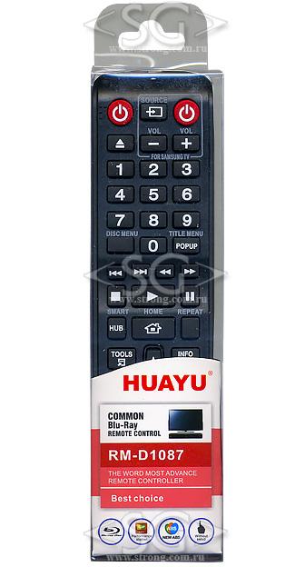 Пульт дистанционного управления для SAMSUNG universal RM-D1087 (корпус типа AK59-00148A Blu-Ray +SAMSUNG TV) (блистер)