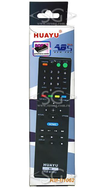 Пульт дистанционного управления для SONY universal RM-B1062 (корпус типа RMT-B107P Blu-ray) (блистер)
