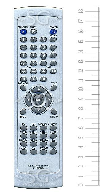 Пульт дистанционного управления для LG 6711R1P089A корпус не ориг.
