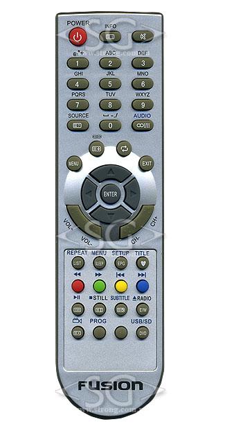 Пульт дистанционного управления для FUSION FLTV-19L12B, FLTV-22LF12B / SUPRA /orig./