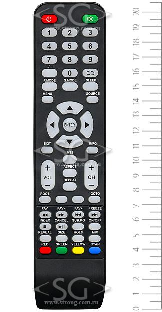 Пульт дистанционного управления для AKAI CX-507 /MYSTERY tv MTV-3217LW и др /ERISSON tv 16LEE01 и др/ HYUNDAI tv H-LED22V13 и др