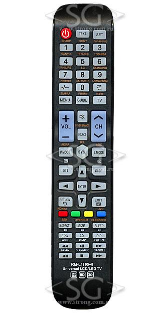 ����� �������������� ���������� ������������� ��� TV(������ �����) RM-L1195+8(����.���� SAM  AA59-00581A) � �������