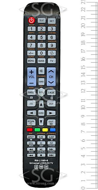 ����� �������������� ���������� ������������� ��� TV(������ �����) RM-L1195+8(����.���� SAM  AA59-00581A) � �������