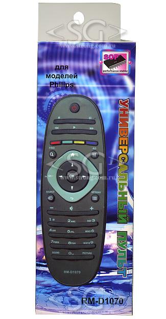 Пульт дистанционного управления для PHILIPS universal RM-D1070 (корпус типа 2422 549 90301) в коробке