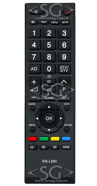 ����� �������������� ���������� ��� TOSHIBA universal RM-L890  (������ ���� CT-90326) � �������