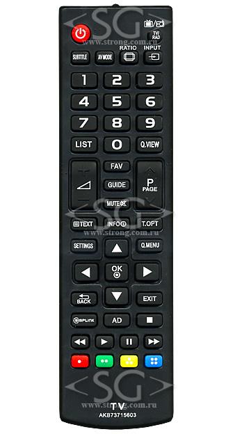 Пульт дистанционного управления для LG AKB73715603.