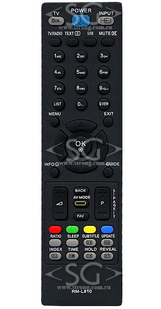 ����� �������������� ���������� ��� LG universal RM-L810 (������ ���� AKB33871401 lcd) � �������