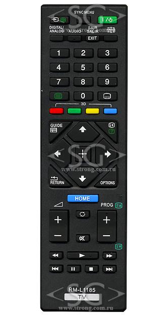Пульт дистанционного управления для SONY universal RM-L1185 (корпус типа RM-ED054+3D) в коробке