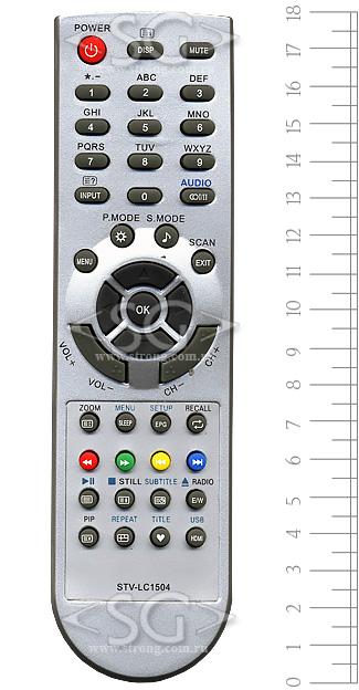 Пульт дистанционного управления для SUPRA G6C52R (TVD34) (tv STV-LC1504W (1904W) и др.) / AKAI tv LTA-19N680HCP и др.