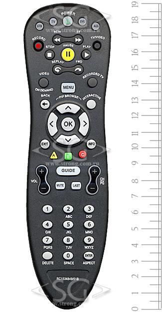 Пульт дистанционного управления для Билайн ТВ MOTOROLA MXv3 RC1534849/01B (Beeline RCU01 URC172500) IP приставка VIP2262E