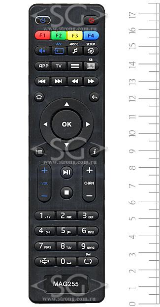 Пульт дистанционного управления для Ростелеком MAG 255 HD IPTV (IPTV приставка ) (с функцией обучения) (MAG 245,250,254,260,270,275,350,351,352)