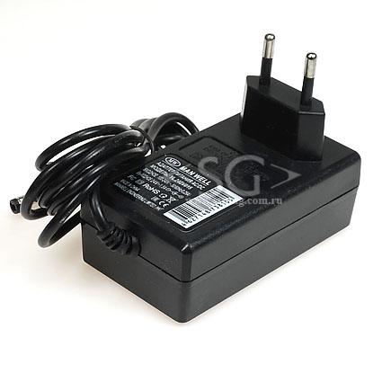 Блок питания 24 В; 1,5 А; 36 Вт; штекер 5,5*2,5 мм; вилка встр. (AC/DC; MAN WELL; YW240V015)