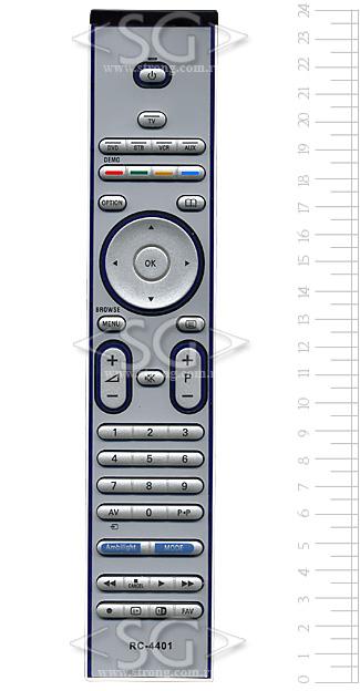 Пульт дистанционного управления для PHILIPS RC4401/01 (RC4701E, RC5601/01B, RC5701, 2422 549 00847, 2422 549 01325)
