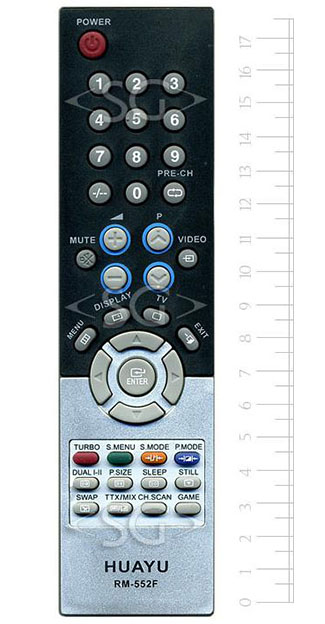����� �������������� ���������� ��� SAMSUNG universal RM-552F� (������ ���� AA59-00370A) �������