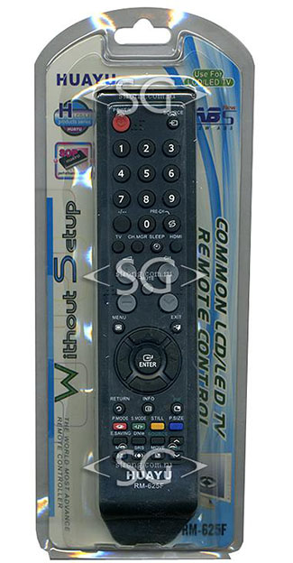 Пульт дистанционного управления для SAMSUNG universal RM-625F (корпус типа BN59-00613A) блистер