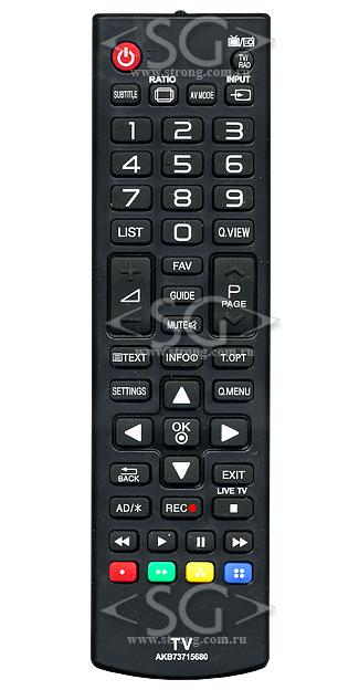 Пульт дистанционного управления для LG AKB73715680 ( AKB73975734)