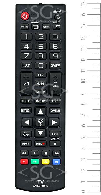 Пульт дистанционного управления для LG AKB73715680 ( AKB73975734)