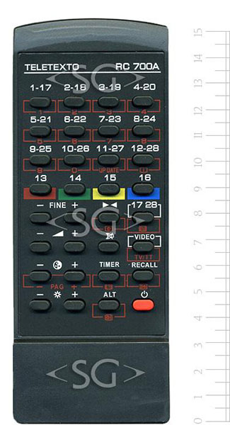 ����� �������������� ���������� ��� SANYO RC-700A  /NOKIA RC-700A