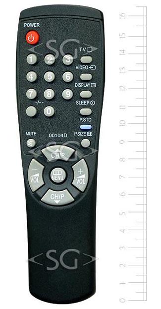 Пульт дистанционного управления для SAMSUNG 00198D (-104D,-104E,-104J,00198E,-198F)