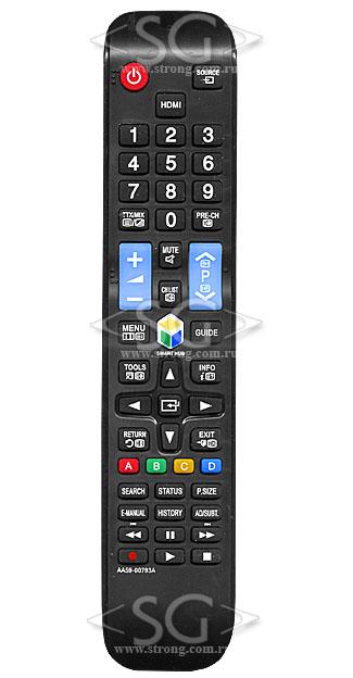 Пульт дистанционного управления для SAMSUNG AA59-00793A smart чёрный (=AA59-00795A белый) (=AA59-00790A)