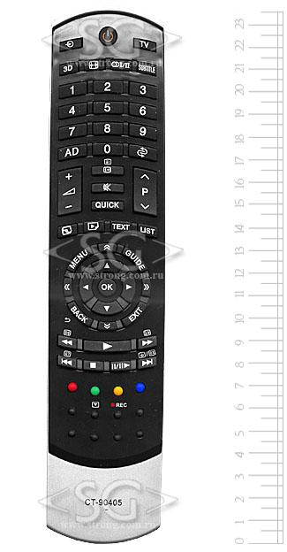 Пульт дистанционного управления для TOSHIBA CT-90405 3D (CT-90404)