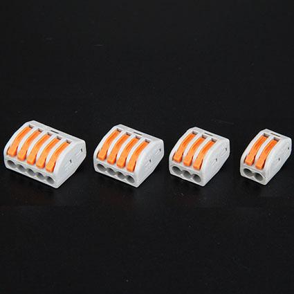 Соединитель клеммный PCT-213 (аналог WAGO 222-413) 3 контакта