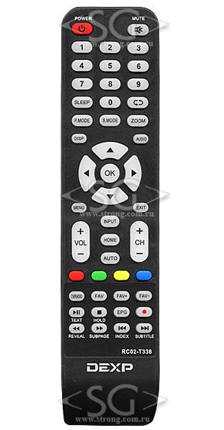 Пульт дистанционного управления для DEXP RC02-T338 (F32D7000C) /SUPRA RC02-T338 (STV-LC32LT0060F) /orig./