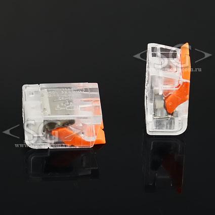 Соединитель клеммный PCT-412 (аналог WAGO 221-412) 2 контакта
