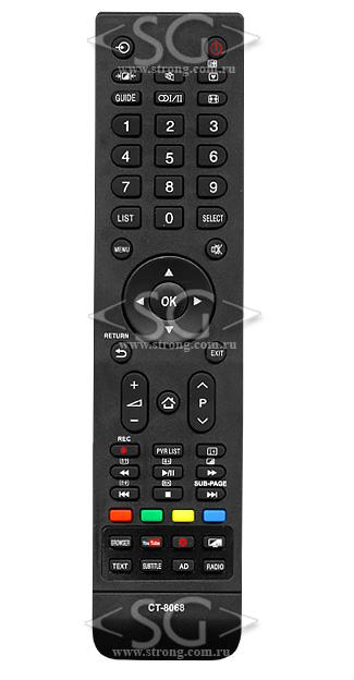 Пульт дистанционного управления для TOSHIBA CT-8068