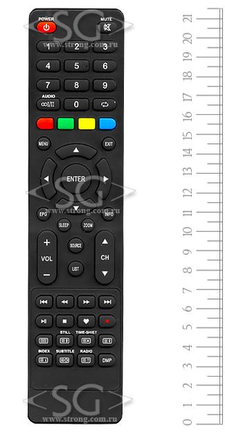 Пульт дистанционного управления для HYUNDAI JKT-107 (H-LED40F401BS2 и др.) / HARPER JKT-107 (HARPER 28R6750T и др.)