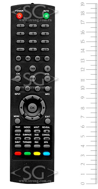 Пульт дистанционного управления для TELEFUNKEN TF-LED28S48T2 / ERISSON 28LEE30T2 / Fusion / Orion / Supra / Horizont