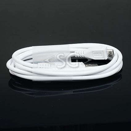 Шнур 2.0 USB A MALE- micro USB 5P 1.5м ток 2А белый
