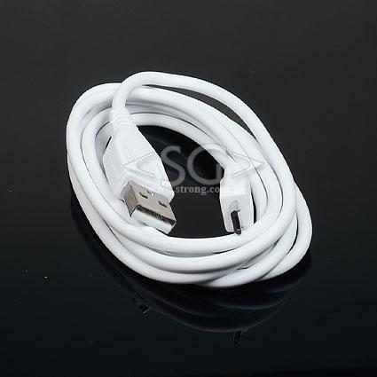 Шнур 2.0 USB A MALE- micro USB 5P 1.5м ток 2А белый