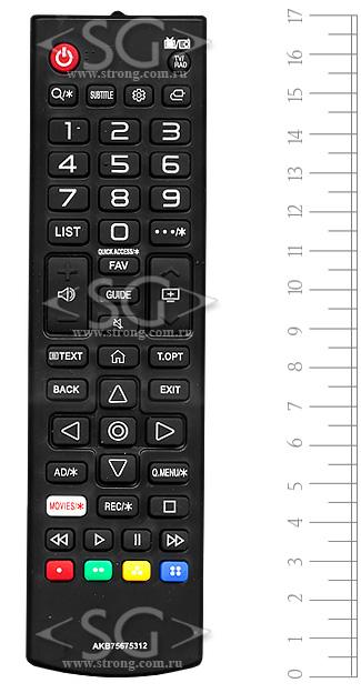 Пульт дистанционного управления для LG AKB75675312