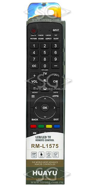 Пульт дистанционного управления для HISENSE universal RM-L1575 (корпус типа EN3**** (5кодов)) блистер