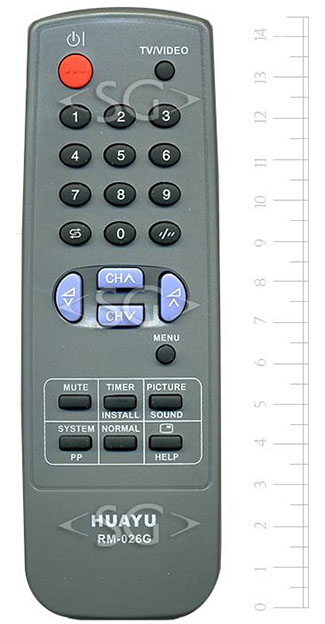 ����� �������������� ���������� ��� SHARP universal RM-026G (������ ���� G1342SA) �������