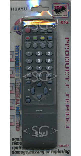 ����� �������������� ���������� ��� SHARP universal RM-104G (������ ���� G1170PESA) �������