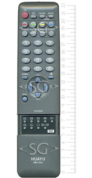 ����� �������������� ���������� ��� SHARP universal RM-104G (������ ���� G1170PESA) �������
