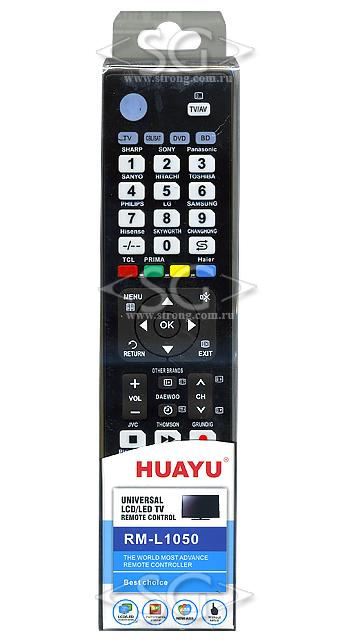 Пульт дистанционного управления универсальный 4in1 TV/BD/DVD/SAT RM-L1050(корп.типа Hisense EN-32961)блистер