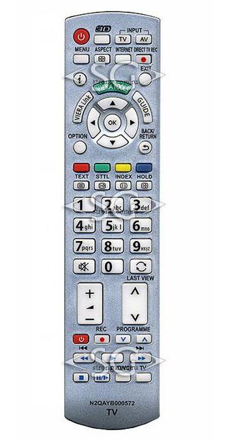 Пульт дистанционного управления для PANASONIC N2QAYB000572 3D VIERA