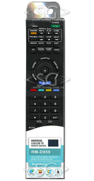 ����� �������������� ���������� ��� SONY universal RM-D959 (������ ���� RM-GA019 lcd) �������