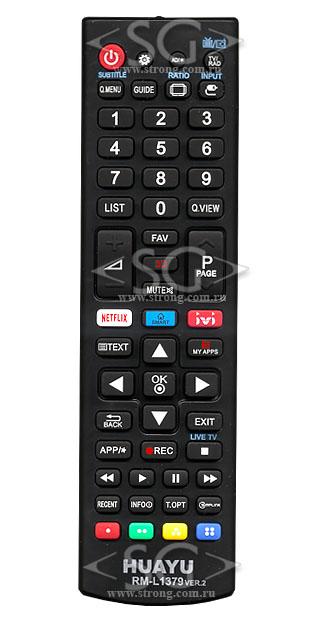 ����� �������������� ���������� ��� LG universal RM-L1379 ver.2(������ ���� AKB75095308 (NETFLIX, IVI, 3D, SMART) (�������)