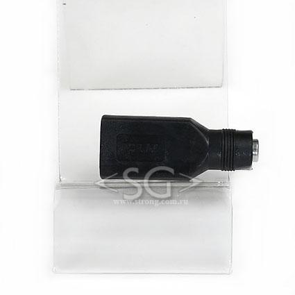 ���������� ������ 5,5/2,1 �� �� ������ USB 2,0 ������