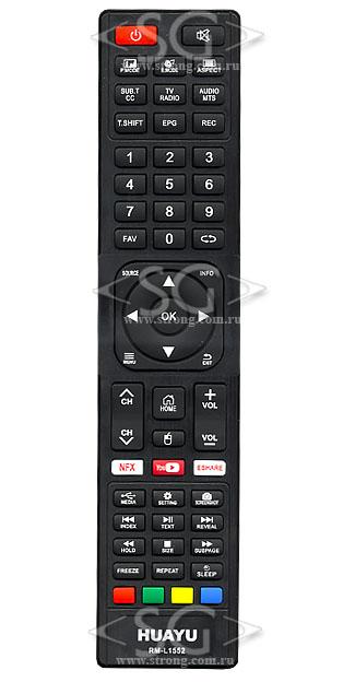 Пульт дистанционного управления для JVC universal RM-L1552 (корпус типа RM-C3401, mouse, yuotube, netflix) блистер