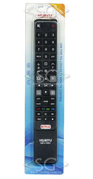 Пульт дистанционного управления для TCL universal RM-L1508+ (корпус типаRC802N YAI2 NETFLIX) блистер
