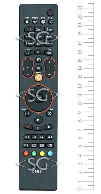 Пульт дистанционного управления для SAGEMCOM DSI87-1 HD (модель SRC-4709) НТВ + sat