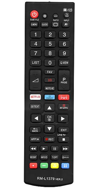 ����� �������������� ���������� ��� LG universal RM-L1379 ver.2(������ ���� AKB75095308 (NETFLIX, IVI, 3D, SMART) (�������)