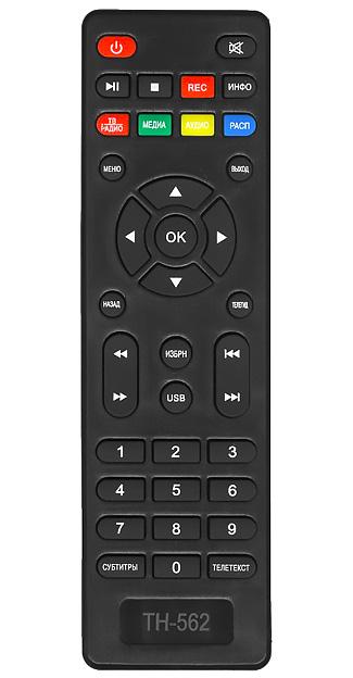 Пульт дистанционного управления для BARTON / ТРИКОЛОР TH-562 (54.03.0148R-L) dvb-t2